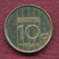 F3074 / - 10 Cents - 1984  Beatrix -  Netherlands Nederland Pays-Bas Paesi Bassi  - Coins Munzen Monnaies Monete - 1980-2001 : Beatrix