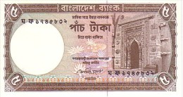 BANGLADESH   5 Taka  Daté De 2009   Pick 46 X         ***** BILLET  NEUF ***** - Bangladesch