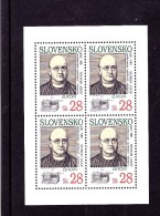 Slovaquie Bloc 4 Timbres Europa 1994 Neuf YT 156 / Slovakia Sheet Europa 1994 Mint Mi 191 - Ungebraucht