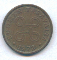 F3126 / - 5 Pennia  - 1972  - Finland Finlande Finnland Finlandia - Coins Munzen Monnaies Monete - Finland