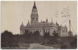 The Town Hall From Victoria Park, Portsmouth - 1916 - Portsmouth