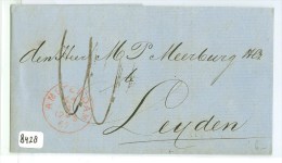 HANDGESCHREVEN BRIEF Uit 1862 Van AMSTERDAM  Naar LEIJDEN  (8428) - Cartas & Documentos