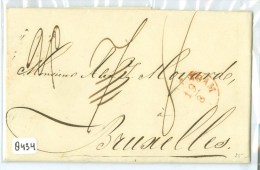 E.o. HANDGESCHREVEN BRIEF Uit 1850 Van AMSTERDAM Naar BRUXELLES BELGIE (8434) - ...-1852 Prephilately