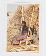 ETHIOPIE AFAR WOMAN Jeune Fille Mi-nue Voile Foulard Noir - RIFT VALLEY ETHIOPIA / Zariba Branches épines - Unclassified