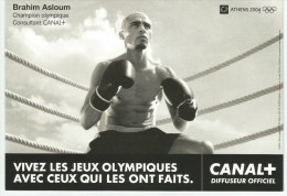 Boxe - Brahim Asloum - Consultant Canal + Athènes 2004 - Boxing