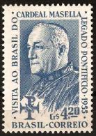 BRAZIL # 827 -  CARDINAL MASELLA - 36th EUCHARISTIC CONGRESS - 1955 - Nuevos