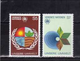 UNITED NATIONS AUSTRIA VIENNA WIEN - ONU - UN - UNO 1982 HUMAN ENVIRONMENT SVILUPPI UMANI MNH - Ungebraucht