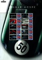 GREAT BRITAIN - 2010   JAGUAR E-TYPE   COMMEMORATIVE SHEET - Hojas & Múltiples