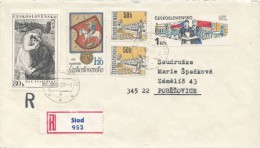 I2501 - Czechoslovakia (1989) 333 01 Stod - Storia Postale