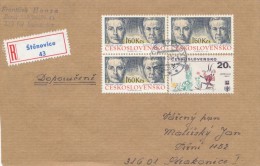 I2502 - Czechoslovakia (1990) 332 09 Stenovice (only Front Cover) - Lettres & Documents