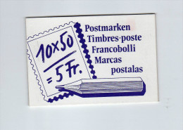 Suisse (1987)  - Carnet "Le Transport Postal"   Oblitéré - Cuadernillos