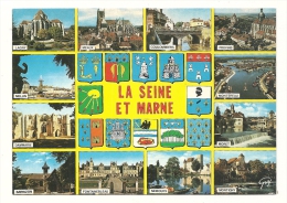 Cp, 77, La Seine Et Marne, Multi-Vues, Voyagée 1992 - Other & Unclassified