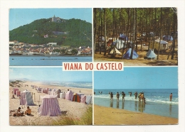 Cp, Portugal, Viana Do Castelo, Multi-Vues, Voyagée - Viana Do Castelo