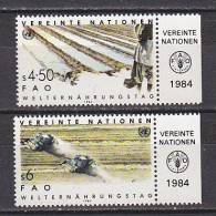 H0738 - ONU UNO WIEN N°39/40 ** AVEC TAB FAO - Unused Stamps