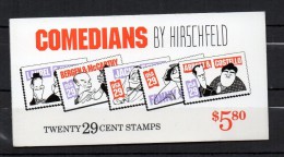 N172- USA- 1991. SC# : 2566a - BOOKLET / CARNET. COMEDIANS -  FV US$ 5.80 / € 4.40 - 1981-...