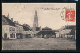 45 -- Beaune - La - Rolande -- Place Du Marche -- La Halle - 1860 Habitants - Beaune-la-Rolande