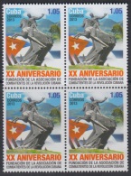 2013.121 CUBA 2013 MNH BLOQUE 4 . XX ANIV ASOCIACION COMBATIENTES DE LA REVOLUCION CUBANA. - Unused Stamps