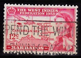 Barbados, 1958, SG 305, Used - Barbades (...-1966)