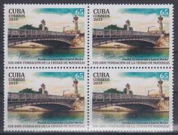 2013.162 CUBA 2013 MNH . 320 ANIVERSARIO DE LA FUNDACION DE LA CIUDAD DE MATANZAS . BLOQUE 4. - Ongebruikt