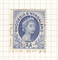 Queen Elizabeth II - 1954 - Rodesia & Nyasaland (1954-1963)