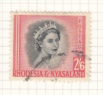 Queen Elizabeth II - 1954 - Rhodésie & Nyasaland (1954-1963)