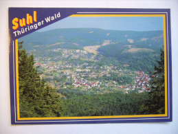 Germany: SUHL Thüringer Wald - Panorama, Totalansicht - Unused - Suhl