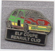 Pin´s  Sport  Automobile  Rallye, ELF  COUPE  RENAULT  CLIO - Rally