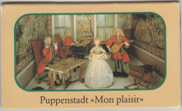 Arnstadt: Puppenstadt ´Mon Plaisir´ : 10 KLEINFOTO´S Im LEPORELLO  (SNAPSHOTS) -  KLEINFOTO´S (3 Scans) - Arnstadt