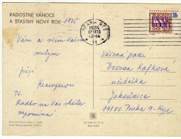 1620  Postal Praha 1974  Checoslovaquia, - Lettres & Documents