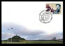 Estonia 2009 Stamp FDC Paju Battle, 90th Anniversary, Julius Kuperjanov Mi 631 - WO1