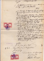 Heimat DE BY DINKELS BÜHL 1905-04-14 Frankierte Auskunft - Brieven En Documenten