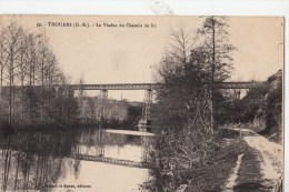 BF8216 Thouars D S La Viaduc Du Chemin De Fer   France Front/back Image - Thouars