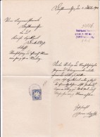 Heimat DE BY Dinkelsbühl 1903-10-06 Auskunft Akte - - Storia Postale