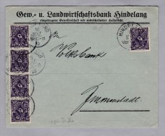 Heimat DE BY Hindelang 1923-03-16 Brief Mit 5xMi#230 Geprüft Infla - Covers & Documents