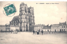 CORBIE  église Et Place Thiers - TTBE - Corbie