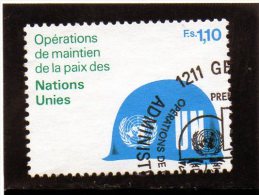 B- 1980 ONU Ginevra - Mantenimento Della Pace - Gebruikt