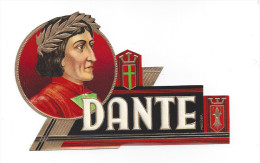 Etiquette  Boite De Cigares -   Dante   -   12.5 X 9.5 Cm - Etichette