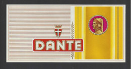 Etiquette  Boite De Cigares -   Dante   -   18.9 X 9.2 Cm - Etichette