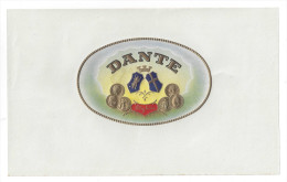 Etiquette  Boite De Cigares -   Dante   -   26 X 16 Cm - Etiquettes
