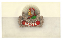 Etiquette  Boite De Cigares -   Dante   -   25.6 X 15.5 Cm - Etiketten