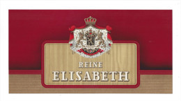 Etiquette  Boite De Cigares -   Reine Elisabeth  -   23.3 X 12.2 Cm - Labels