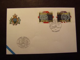 SAN MARINO 2011 ASTRONAUTI USATO FDC - Usados