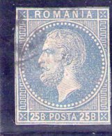 1879 - CHARLES I / Montrer Bucarest II  Mi No 53 U (NON DENTELE) édition Limitée RAR - 1858-1880 Moldavia & Principality