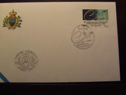 SAN MARINO 2000 DIRITTI UOMO 41 C USATO FDC - Usados