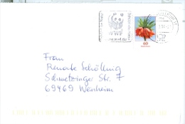 BRD Berlin BZ 13 MWST 2014 WWF Bär Mi. 3046 Blume Kaiserkrone - Storia Postale