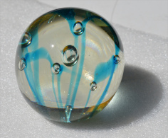 Sulfure, Presse-papier, Poids 440 Grammes, Diametre Environ 6,5 Cms - Glass & Crystal