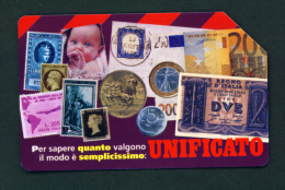 ITALY - Urmet Phonecard  Unificato  Issue/Tirage 100,000  Used As Scan - Openbare Reclame