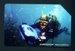 ITALY - Urmet Phonecard  Diver  Issue/Tirage 32,000  Used As Scan - Pubbliche Pubblicitarie