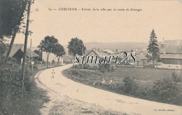 CORCIEUX - N° 34 - ENTREE DE LA VILLE PAR LA ROUTE DE GRANGES - Corcieux