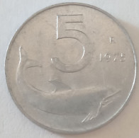 1975 - Italia 5 Lire   ----- - 5 Liras